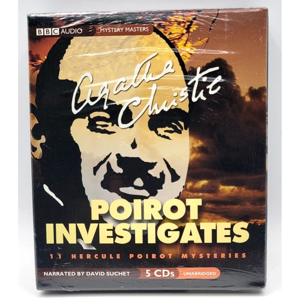Agatha Christie Poirot Investigates Audio CDs 5 Disc Set BBC Audio SEALED‎ NEW